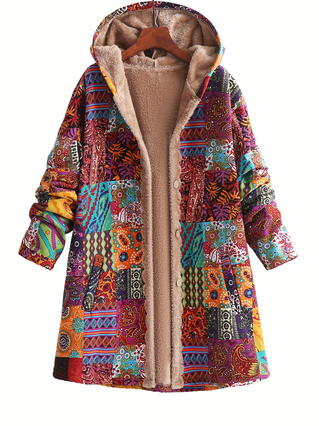 Maribel - Patchwork Frakke