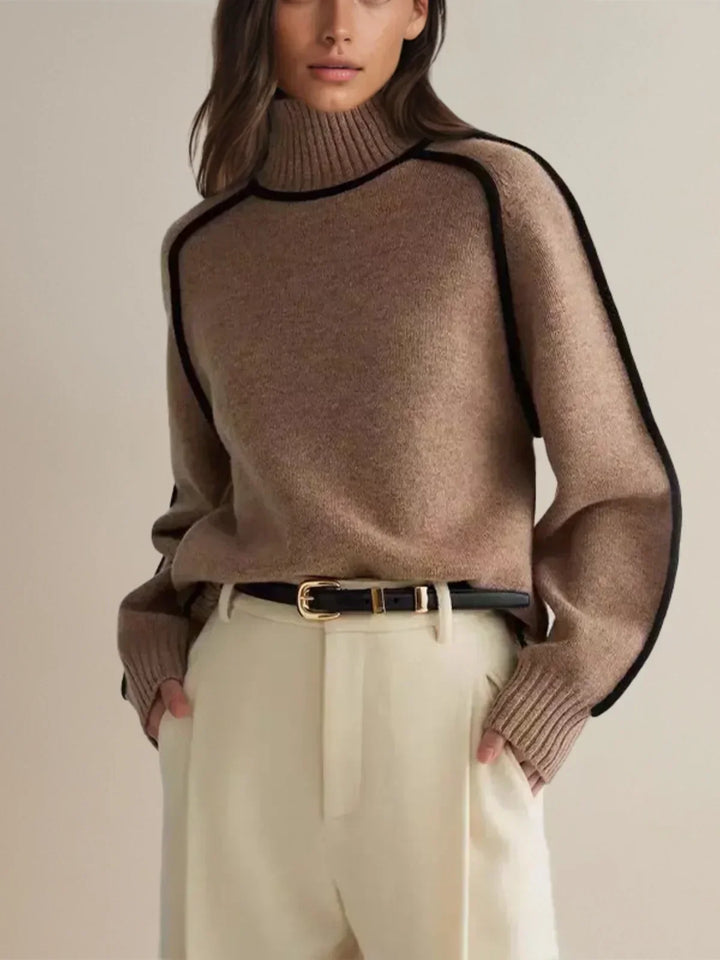 Donna | Elegant Rullekrave Trøje