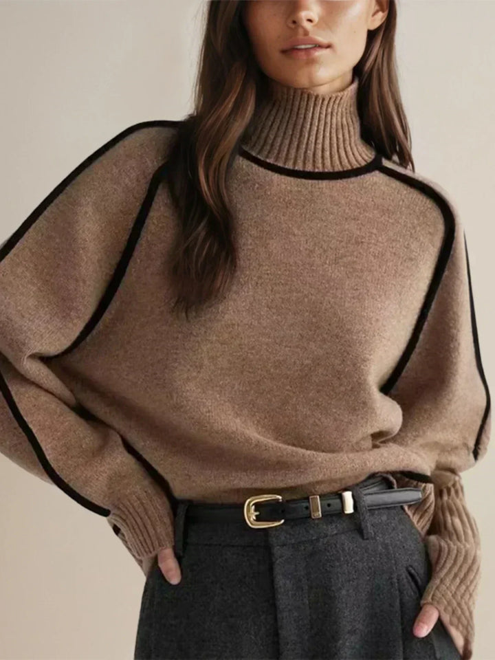 Donna | Elegant Rullekrave Trøje