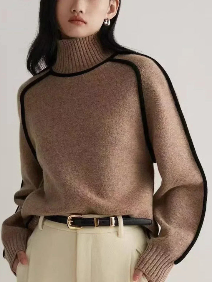 Donna | Elegant Rullekrave Trøje