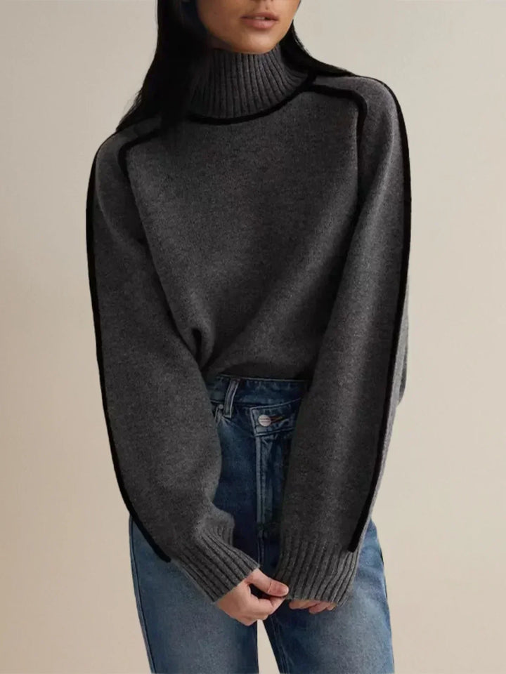 Donna | Elegant Rullekrave Trøje
