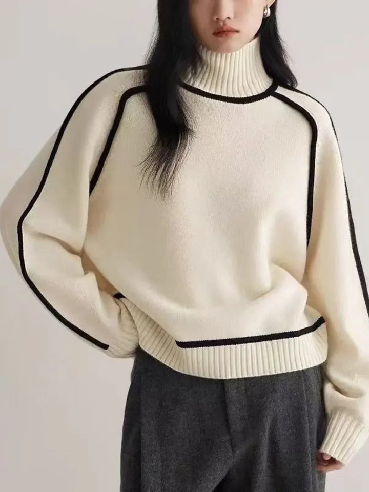 Donna | Elegant Rullekrave Trøje