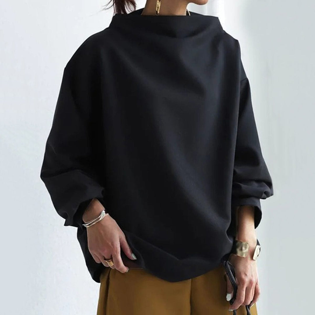 Elly | Højhalset afslappet top