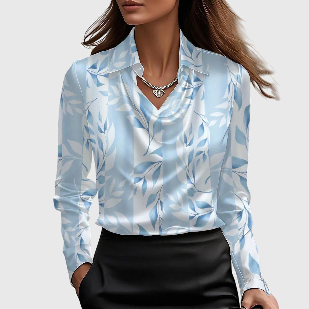 Brooklyn – Elegant satinlook bluse