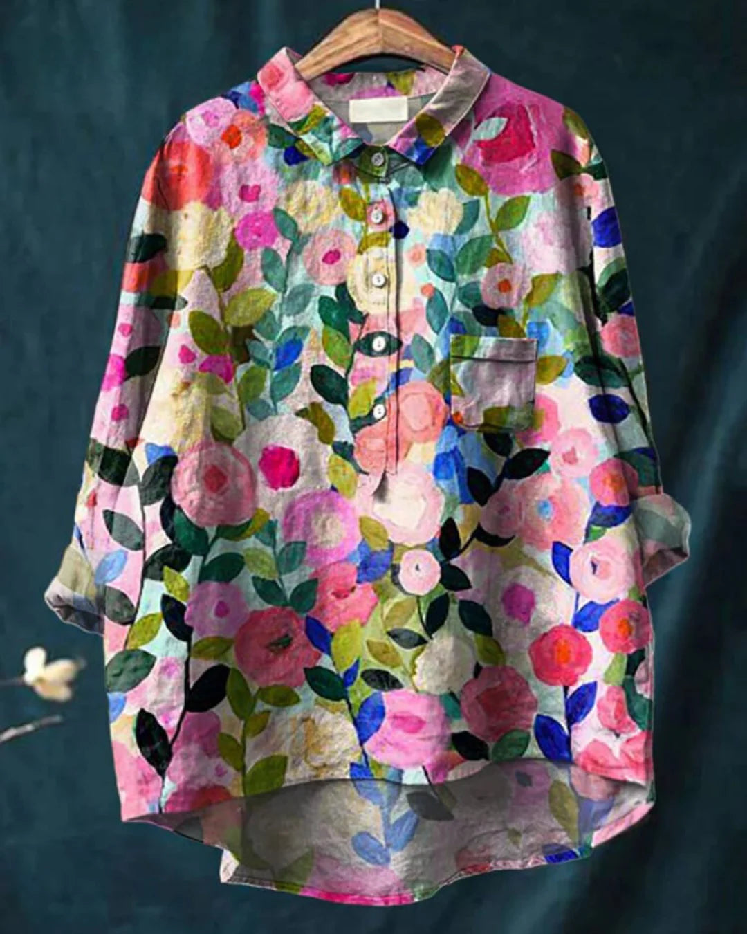 Astrid - Elegant blomstret bluse