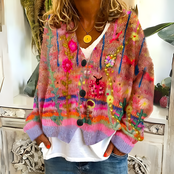 Ida- vintage strikket vest
