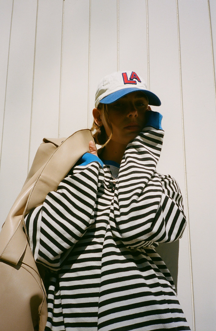 Kelly - Stribet oversized sweater