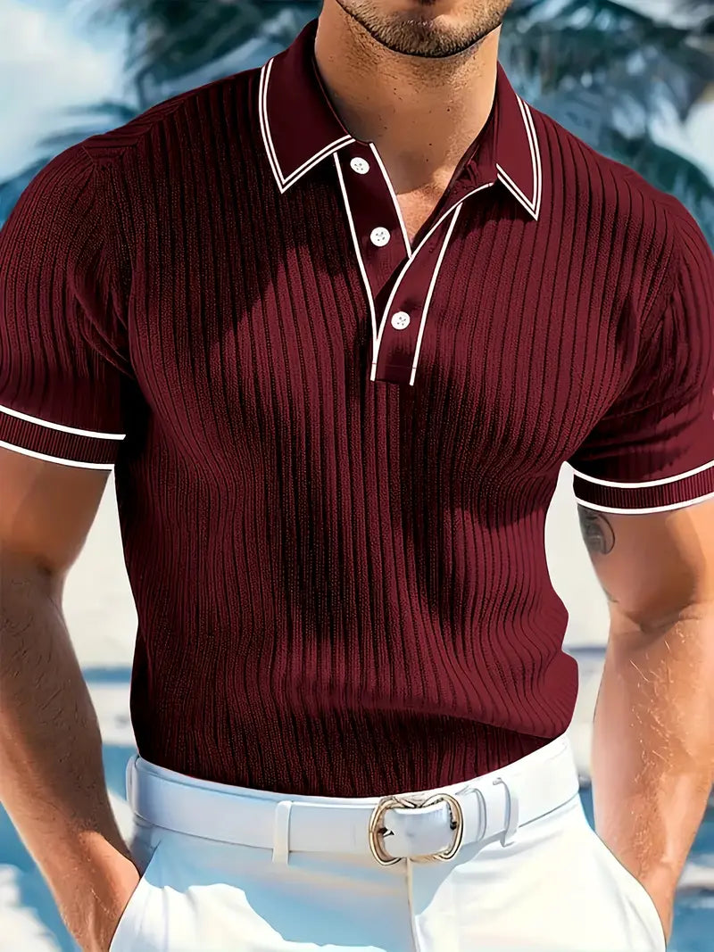 Sebastian - Poloshirt med skræddersyet struktur