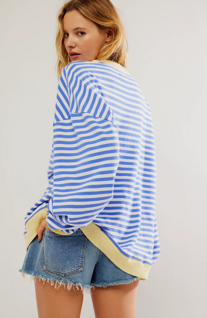 Kelly - Stribet oversized sweater