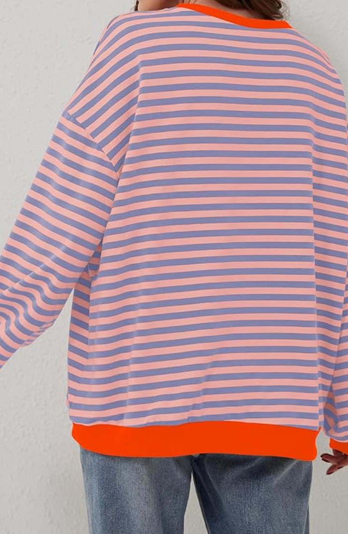 Kelly - Stribet oversized sweater