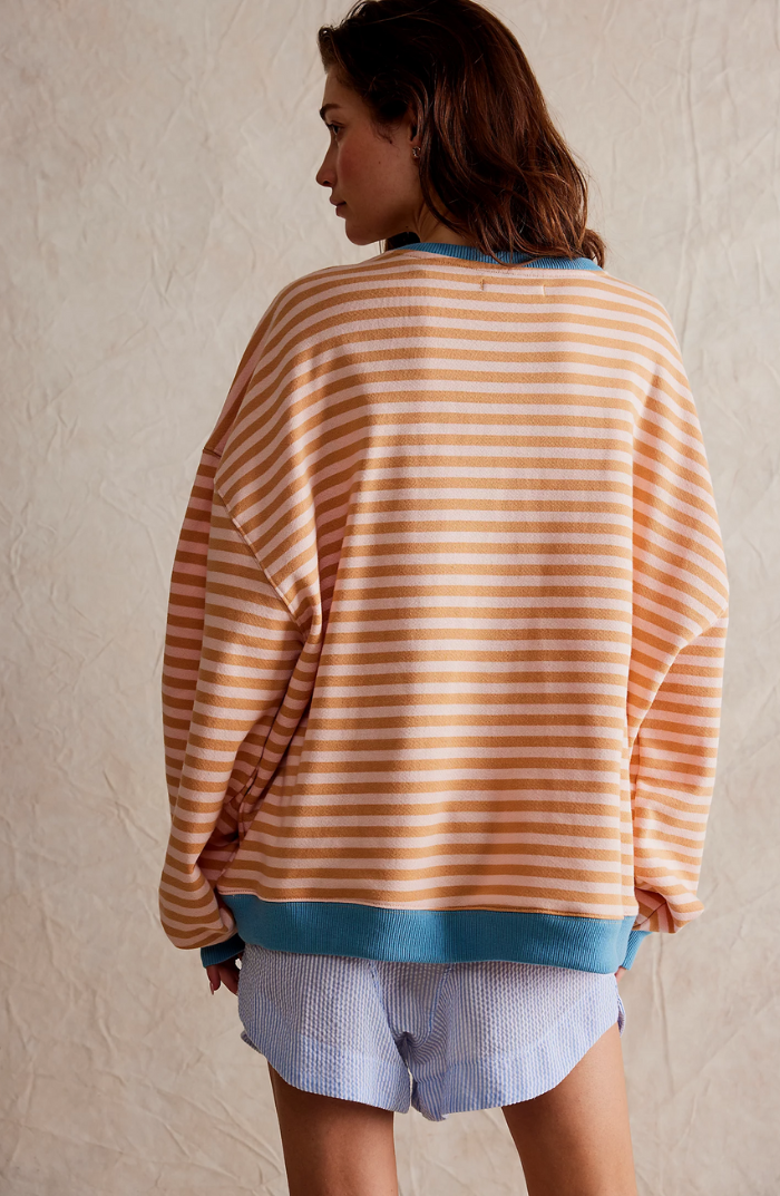 Kelly - Stribet oversized sweater