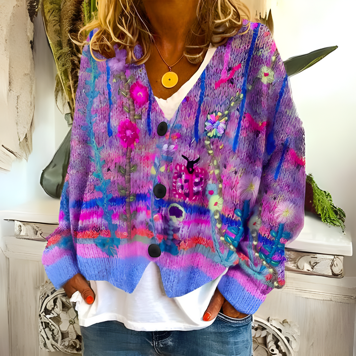 Ida- vintage strikket vest