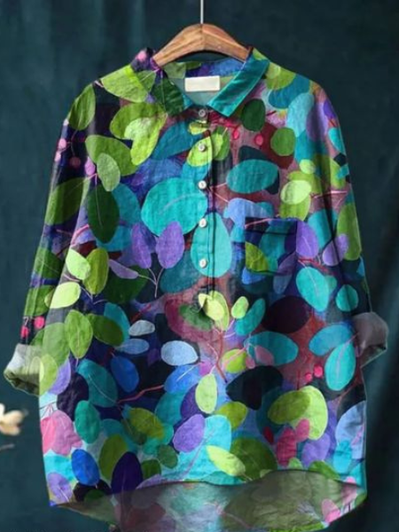 Astrid - Elegant blomstret bluse