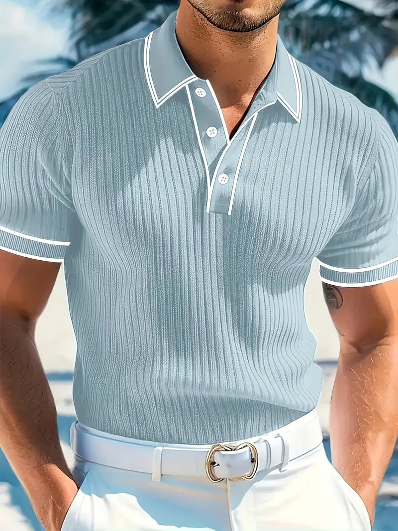 Sebastian - Poloshirt med skræddersyet struktur