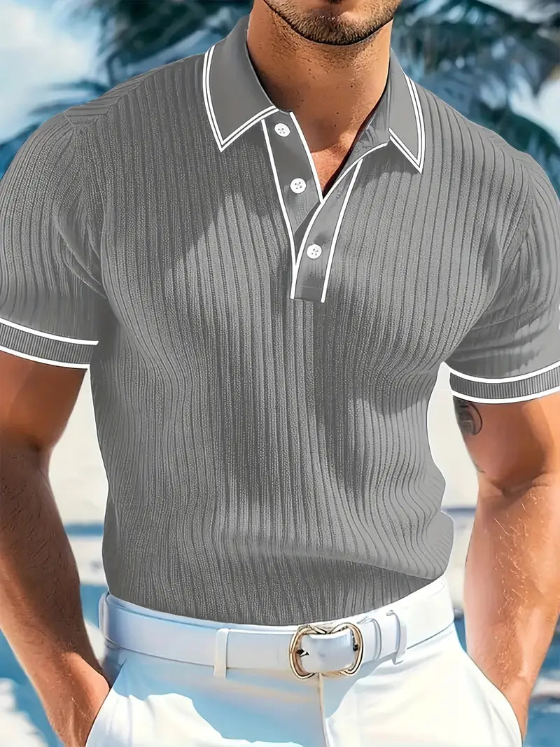 Sebastian - Poloshirt med skræddersyet struktur