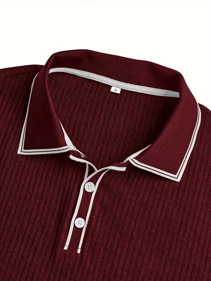 Sebastian - Poloshirt med skræddersyet struktur