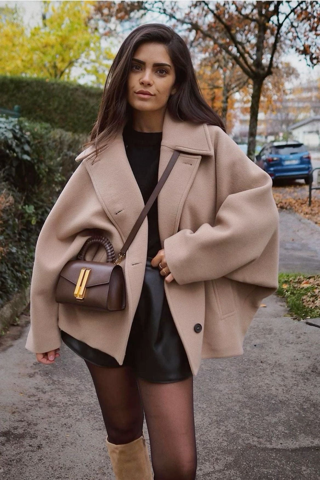 Gitte - Oversized uldfrakke