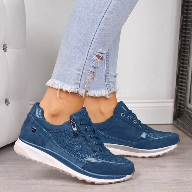 Lyka - Ortopædiske Sneakers med Lynlås
