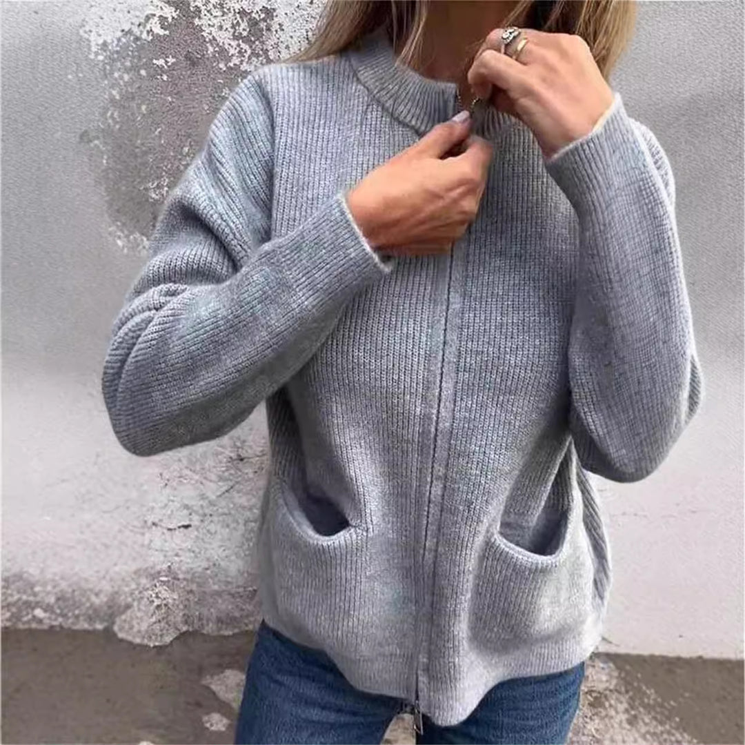 Louise - Afslappet strikvest