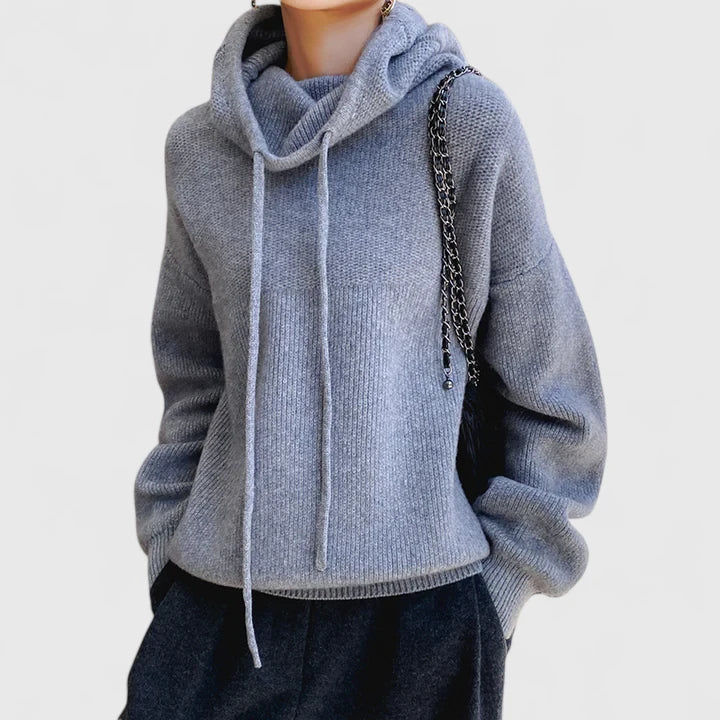 Mary – Hyggelig Strikket Hoodie