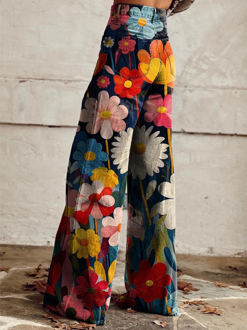 Léna - Glade blomsterbukser