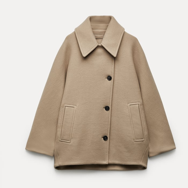 Gitte - Oversized uldfrakke